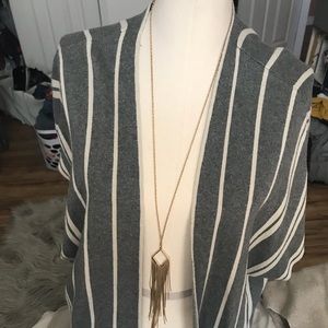 Striped cardigan